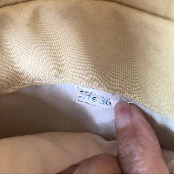 VINTAGE Permanent Press mustard yellow canvas cotton zip up jacket lined 36 - Picture 4 of 13